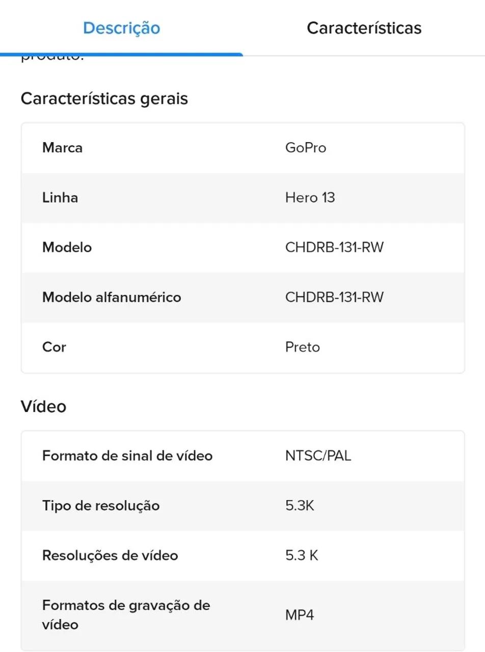 Câmera go pro 13 black - Foto 4