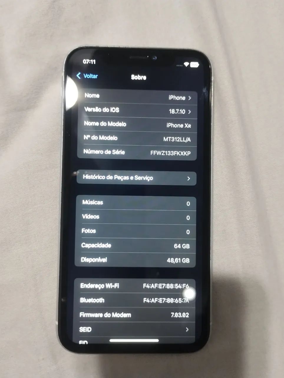 iPhone Xr 64 GB Branco - Foto 3