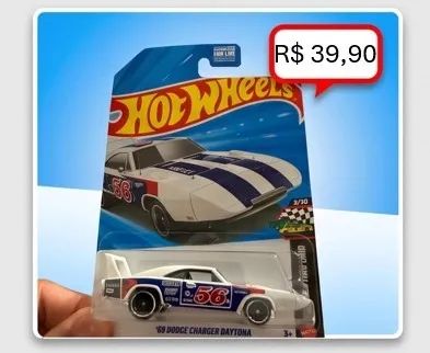 Hot Wheels - Dodge Charger Daytona Branco