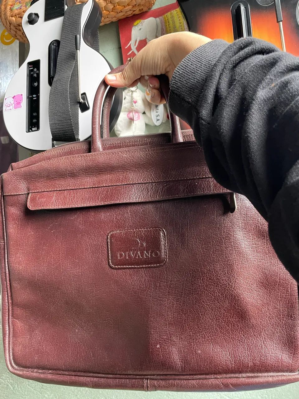 Bolsa Masculina Vintage Couro