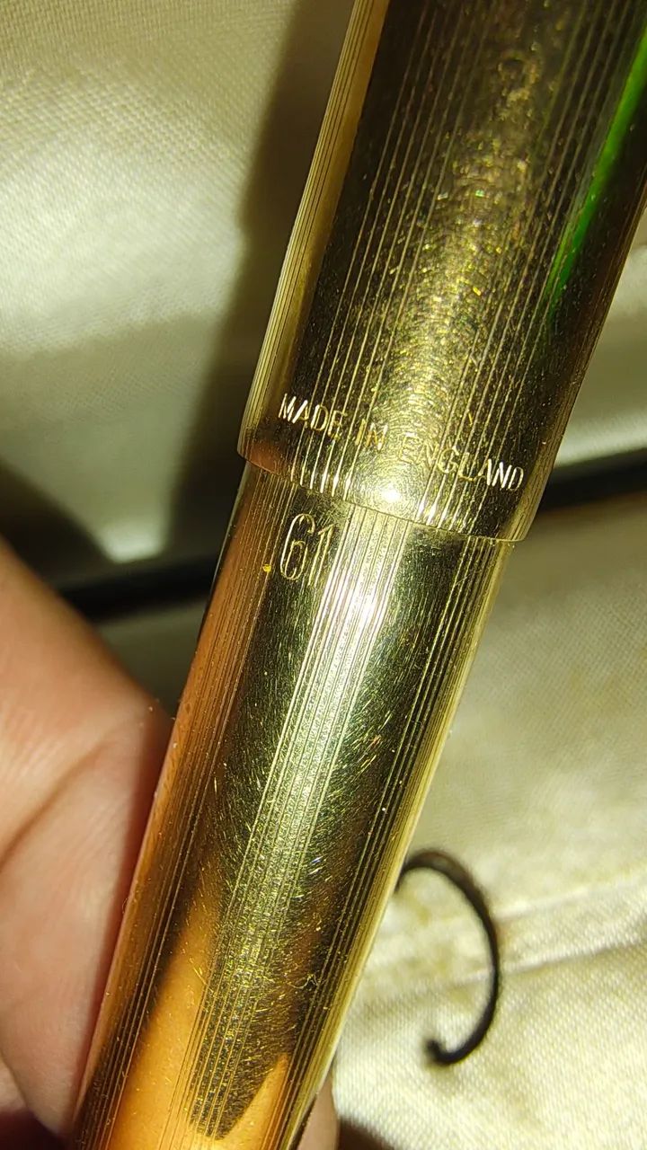 Parker 61 folheada em ouro 14K com estojo - Foto 4