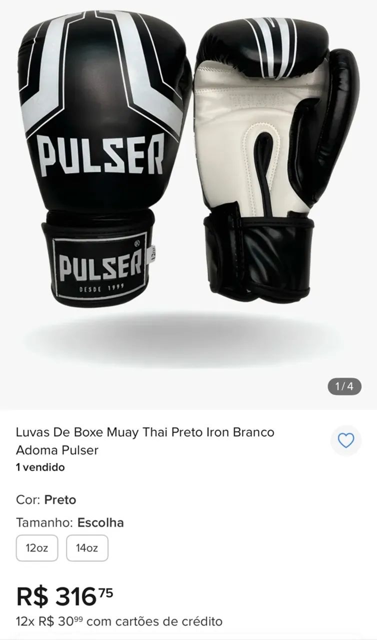 Luva Pulser 12oz  - Foto 3