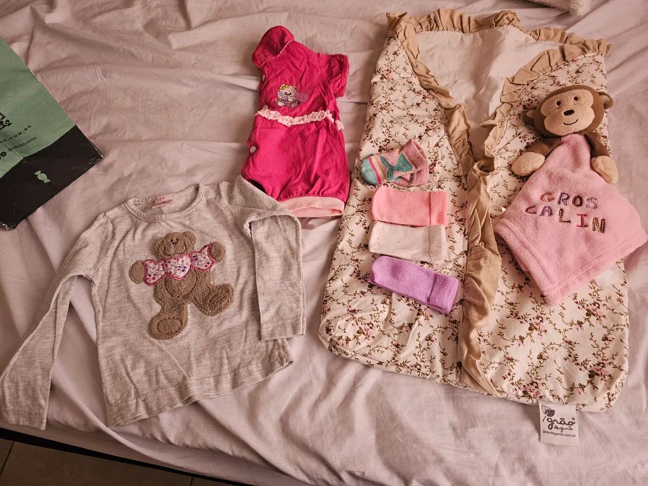 Combo de roupinhas bebê menina 