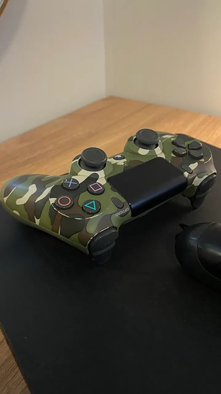 Ps4 Slim 500gb | 2 controles novos | Aceito troca em iphone - Foto 4