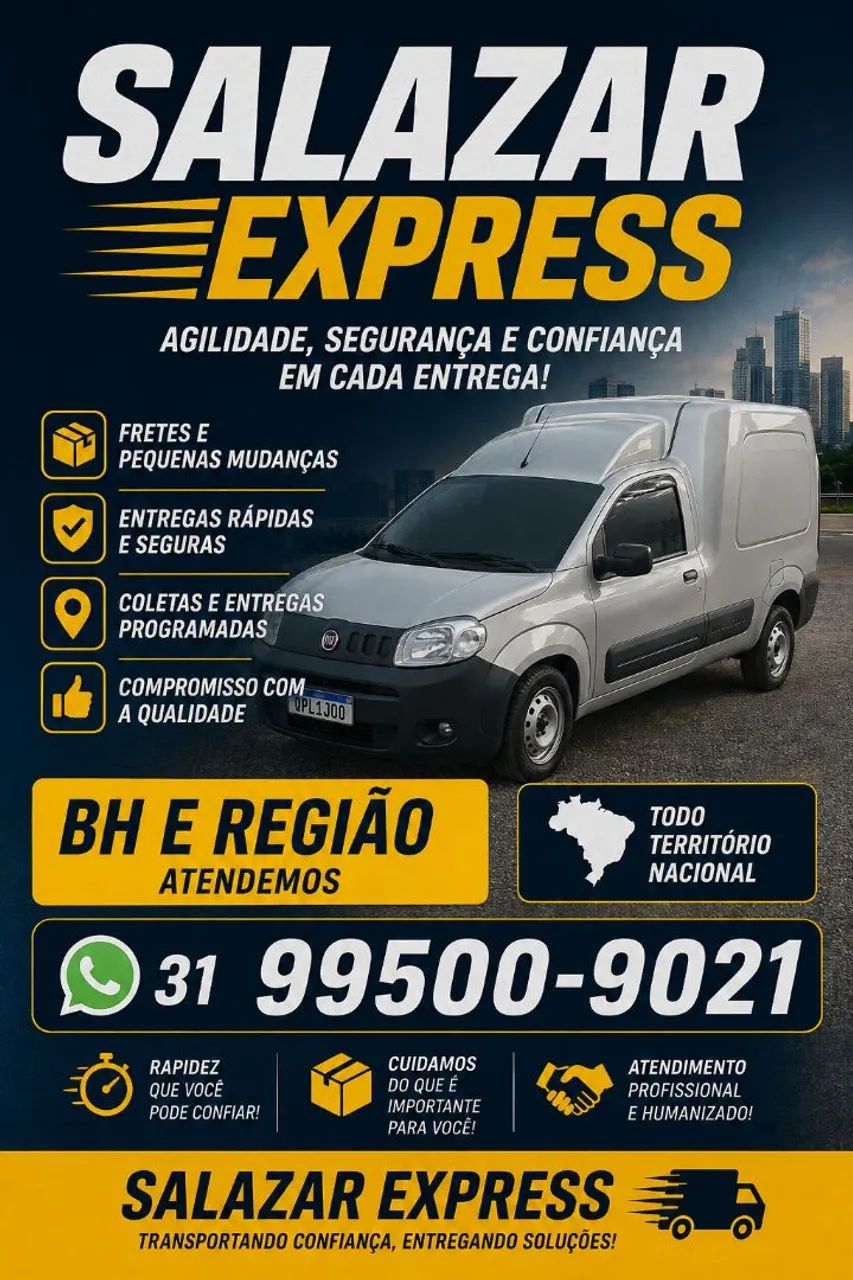 Fretes para todo Brasil