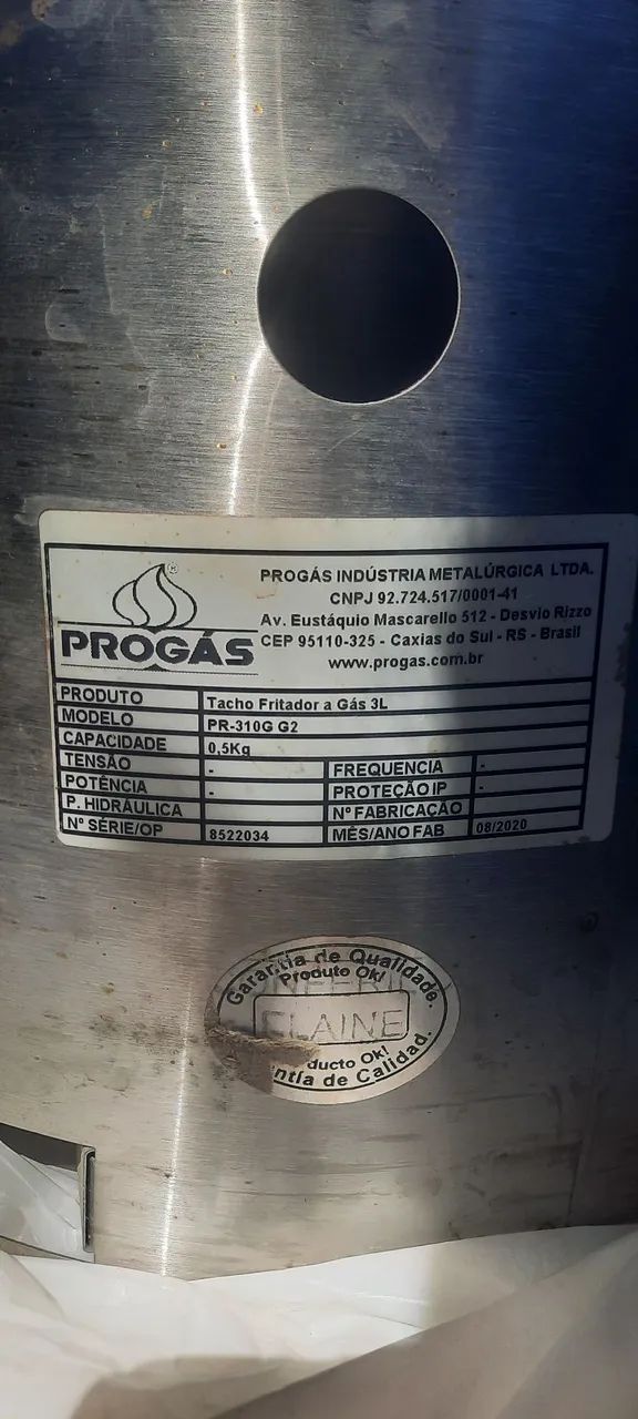 Fritadeira Progás 