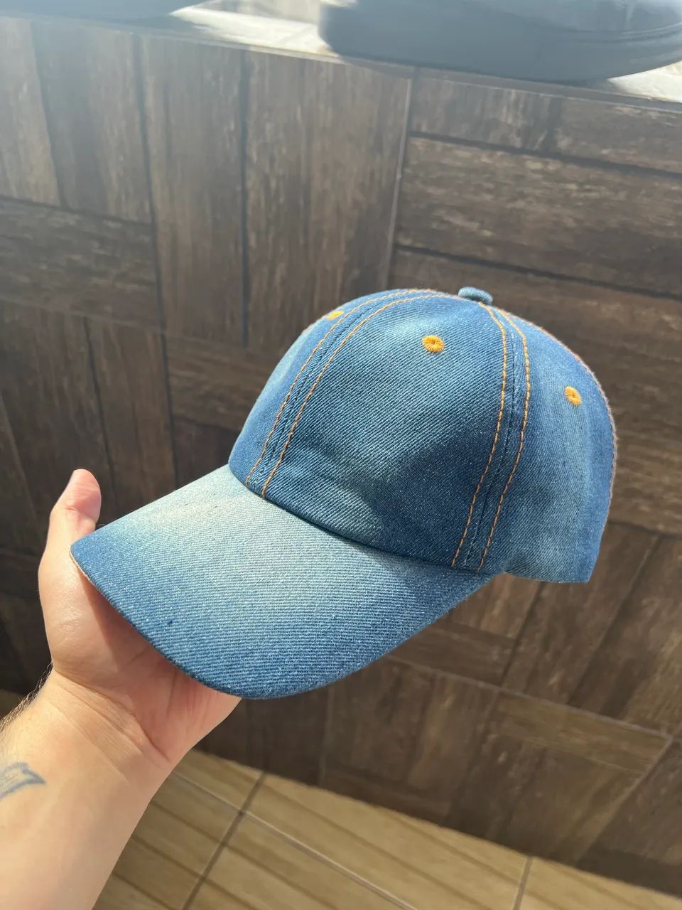 Boné Jeans Azul (Novo) - Foto 5