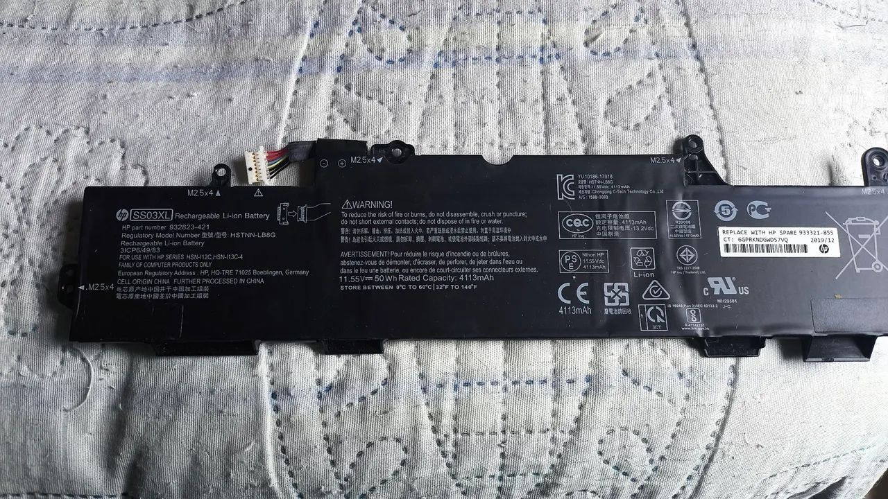 Bateria para notebook HP, modelo SS03XL - Foto 2