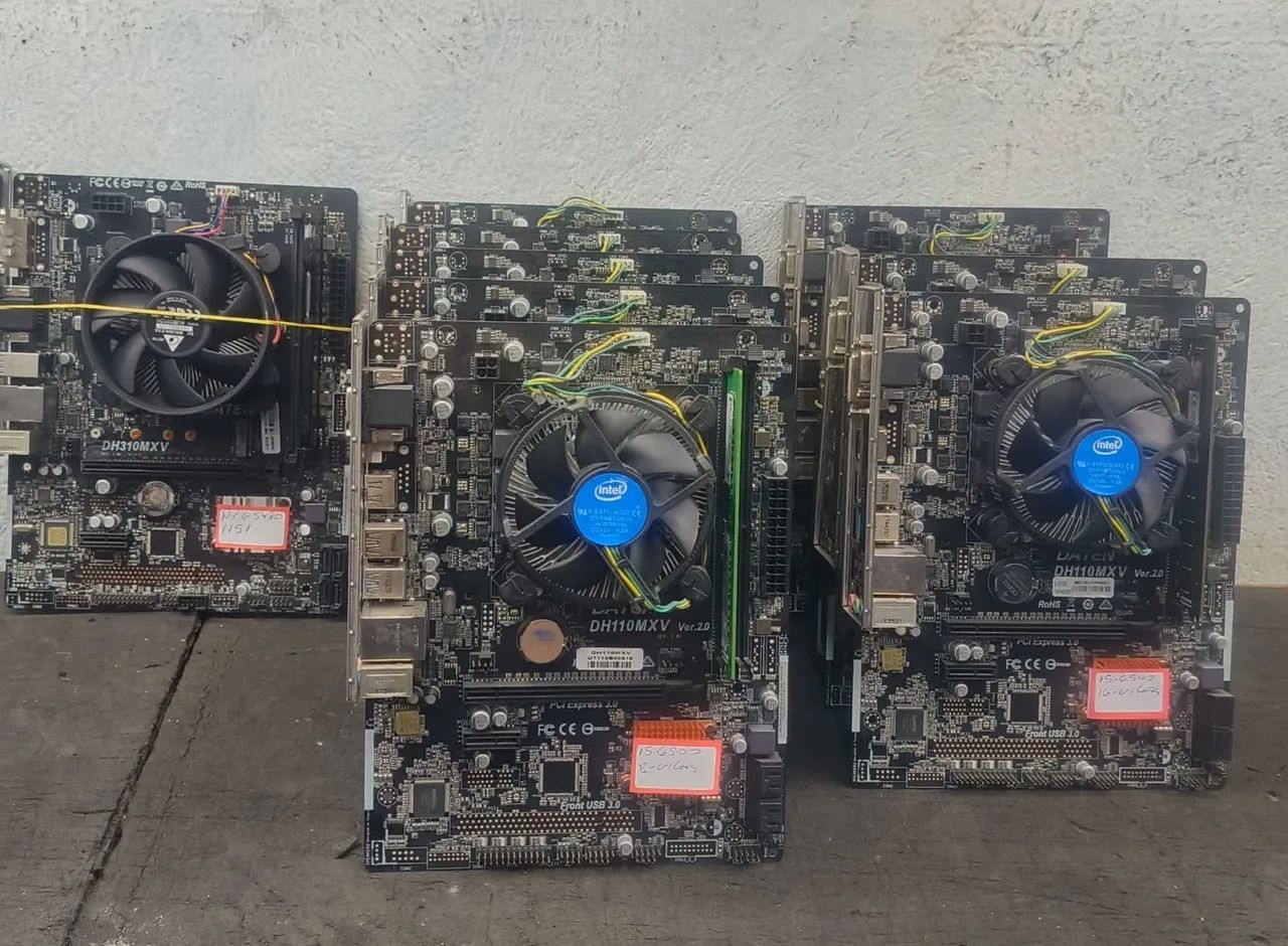 Lote de placas mães DDR4