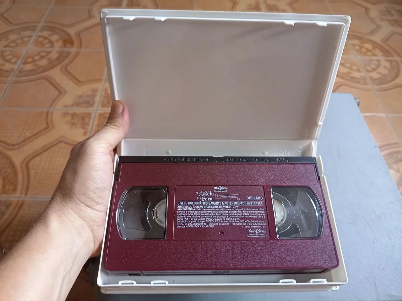 FITA VHS a bela e a Fera o natal encantado dublado - Foto 3