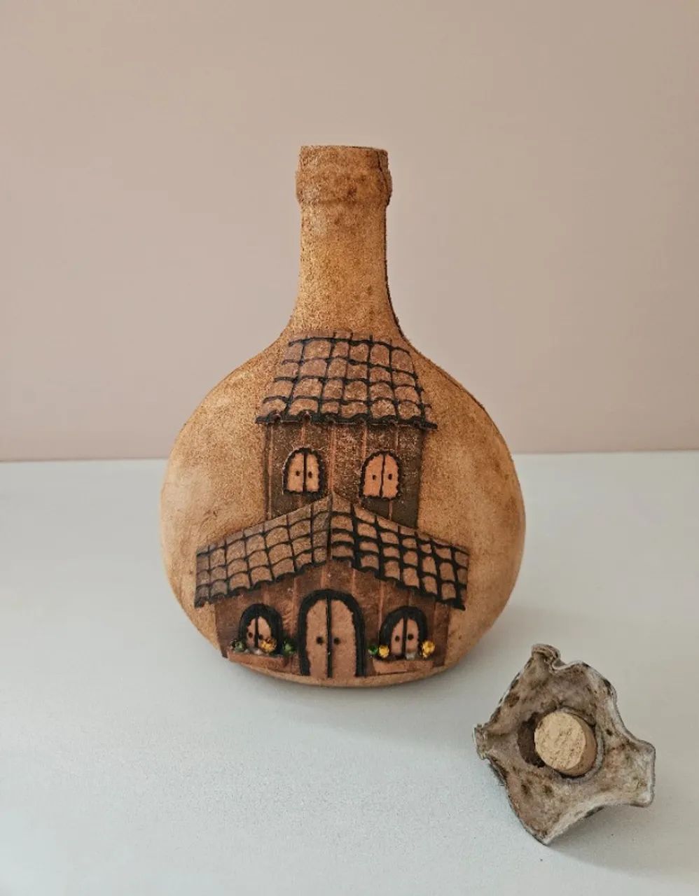 Garrafa Decorativa Artesanal  - Foto 2