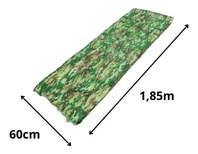 Colchonete Solteiro Camuflado Mor - Foto 4