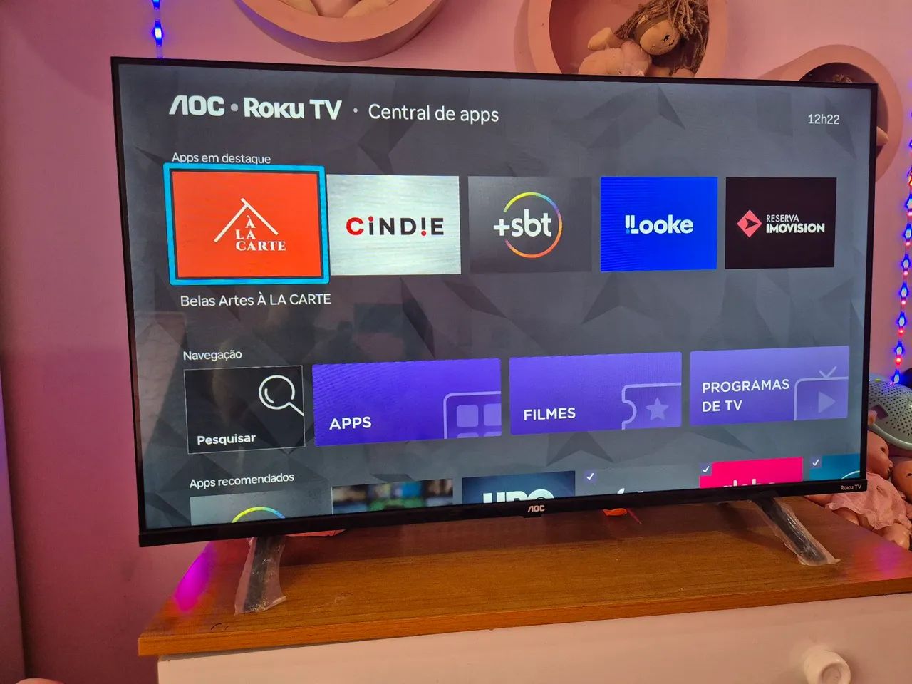 TV SMART AOC ROKU 43 POLEGADAS  - Foto 2