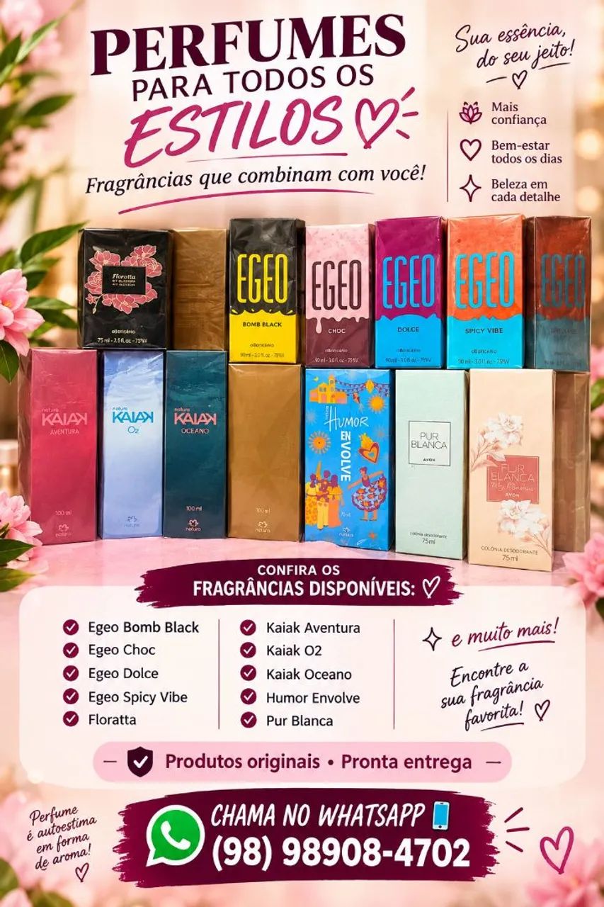 Perfumaria feminina