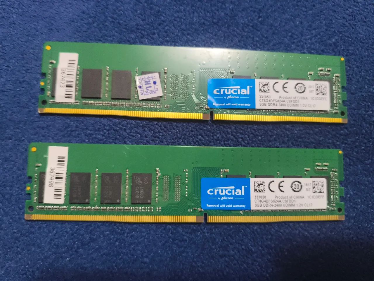 Memória ram 8gb DDR4