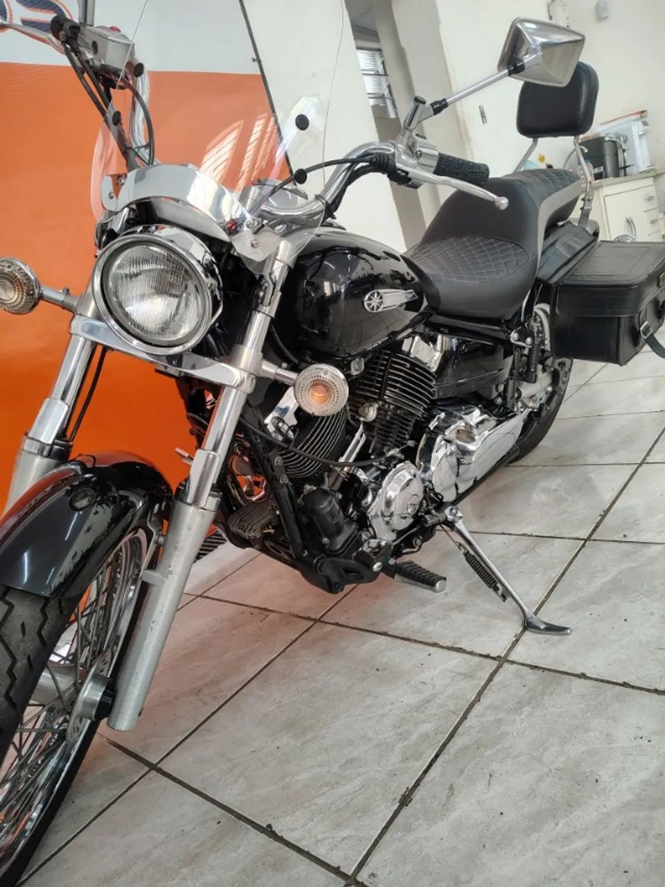 Yamaha Drag star 650 preta 2008  - Foto 3