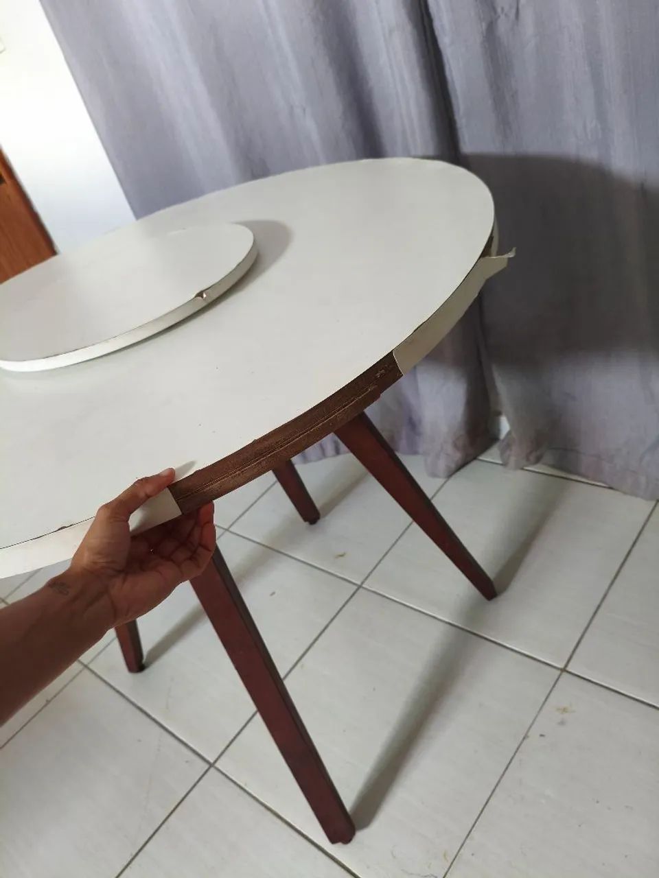 Mesa com prato giratório  - Foto 3