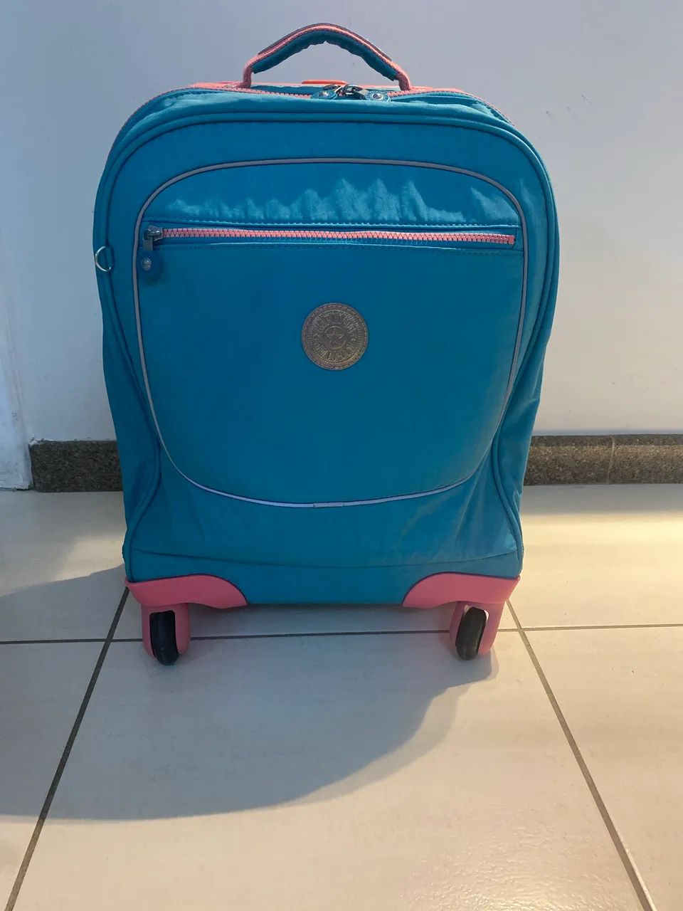 Mochila de rodinhas kipling original 