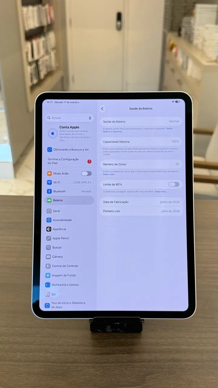 IPAD PRO M5 256GB 11 POLEGADAS SILVER SEMINOVO / LOJA FÍSICA  - Foto 4