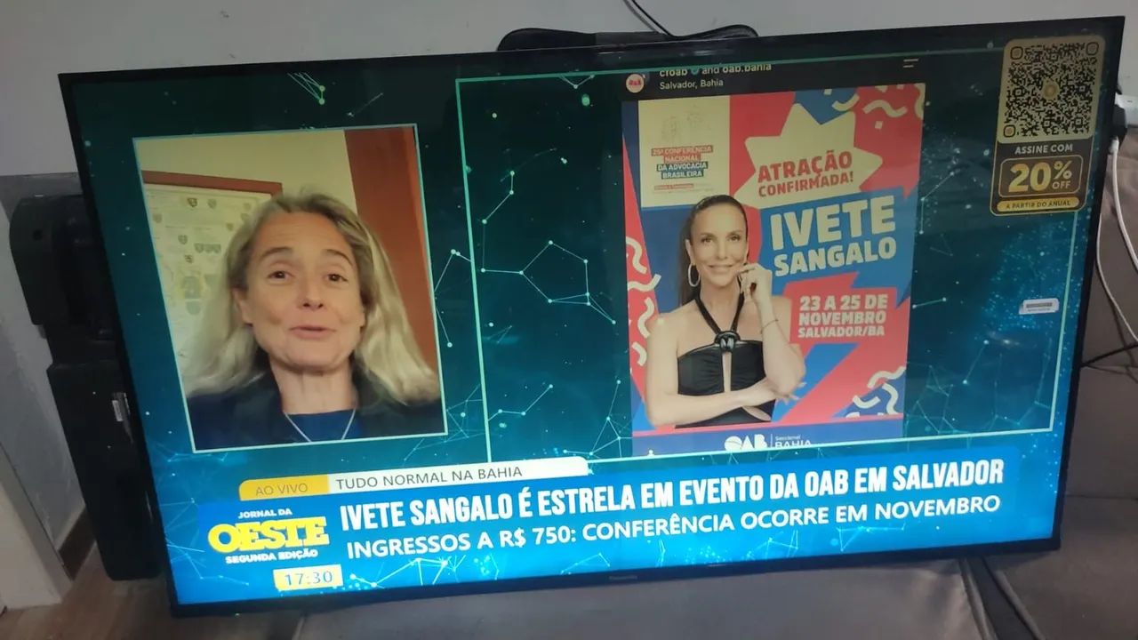 Smart TV Panasonic 50 polegadas 4K Bond infinito Bluetooth completo - Foto 3