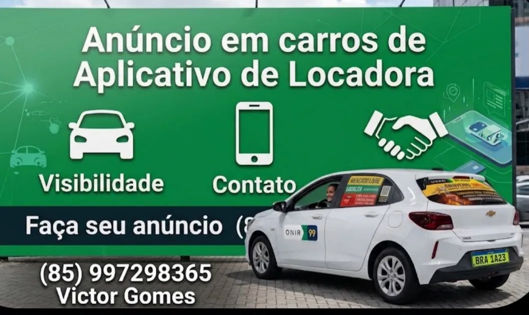 Anúncio Em Carros de Aplicativo  - Foto 2