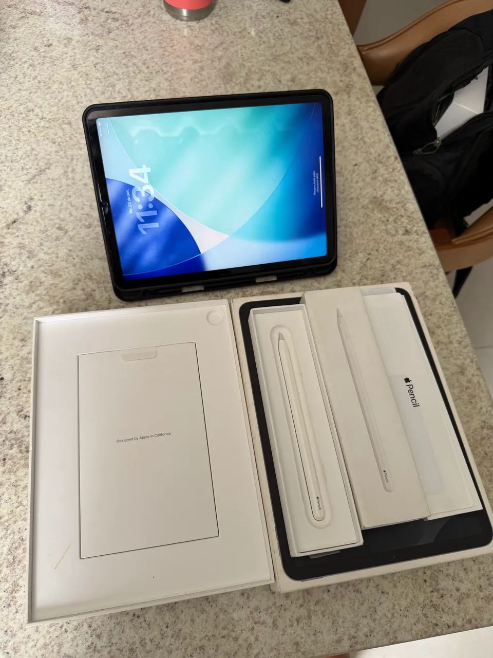 iPad Air 5 - M1 - 64gb - Chumbo - Apple Pencil 2 - OLX Pay
