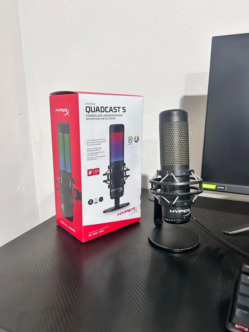 Microfone HyperX QuadCast S - Foto 4