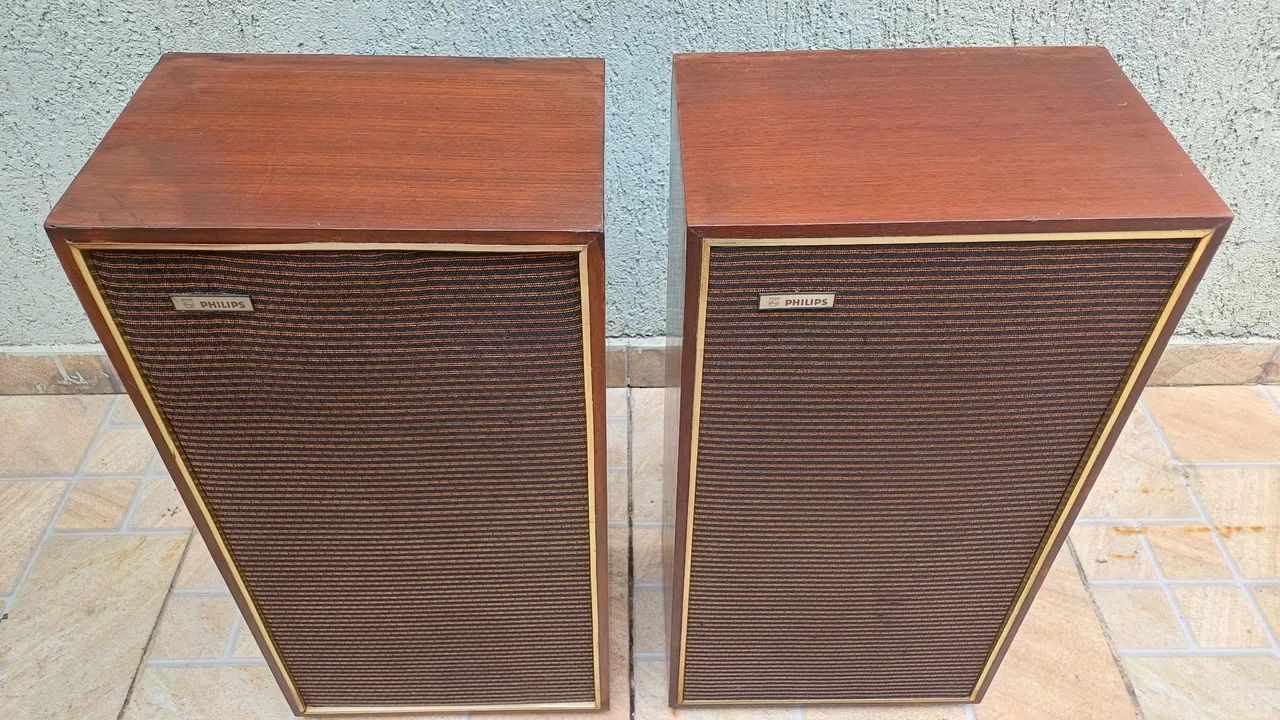Caixas de Som Vintage Philips GF561 - Foto 2