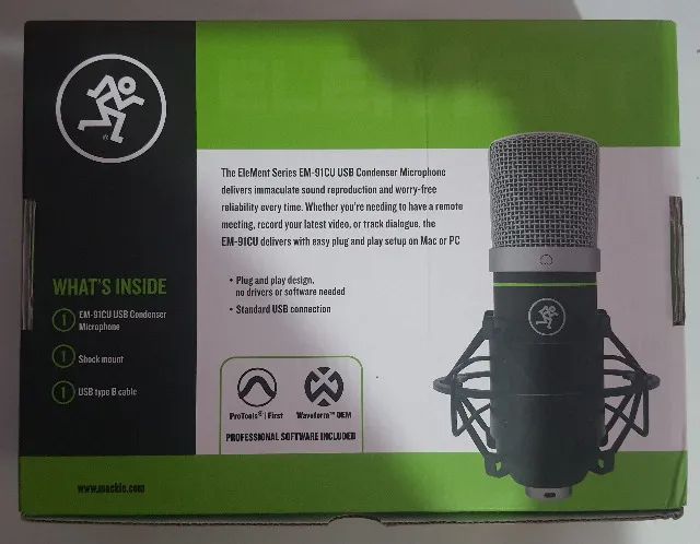 Microfone Condensador USB Mackie EM-91CU - Foto 3