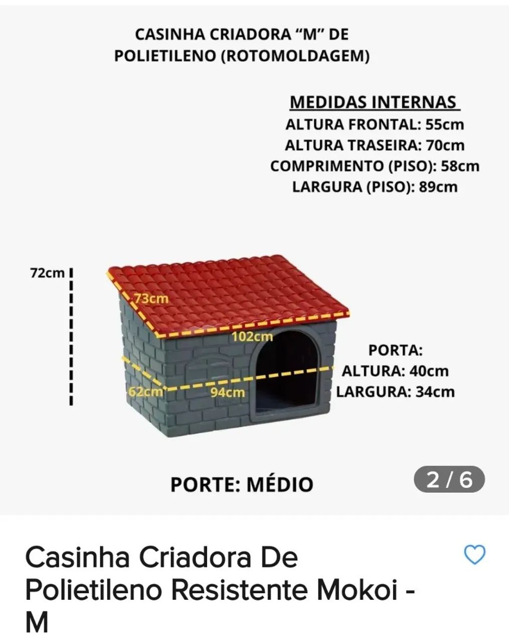 Casa pet tamanho M. Aceito oferta. 
