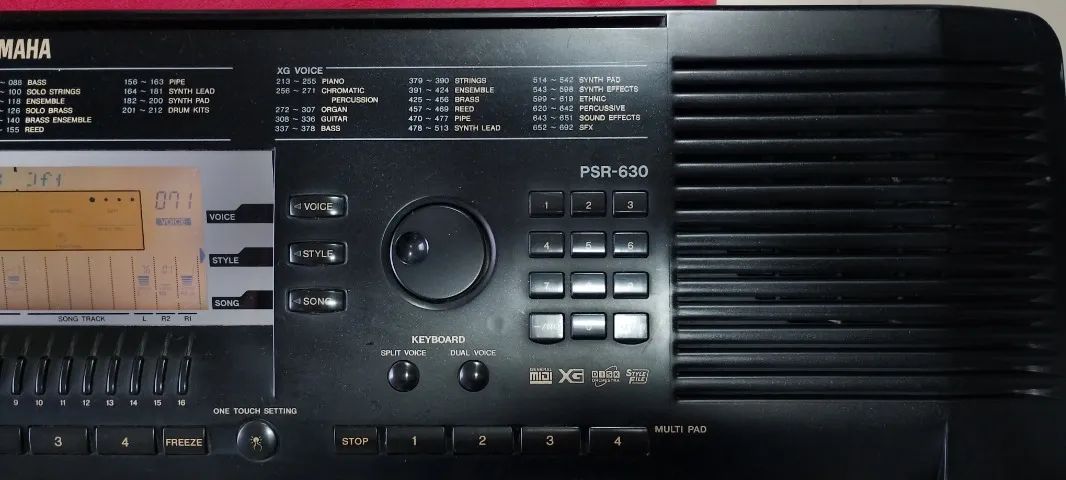 Yamaha PSR 630 - Foto 3