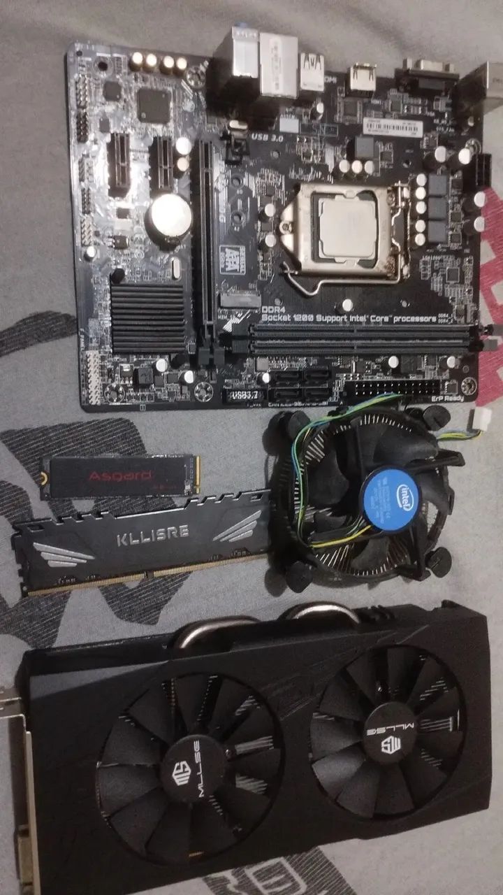 PC Gamer + Gabinete Gamer PICHAU Komor