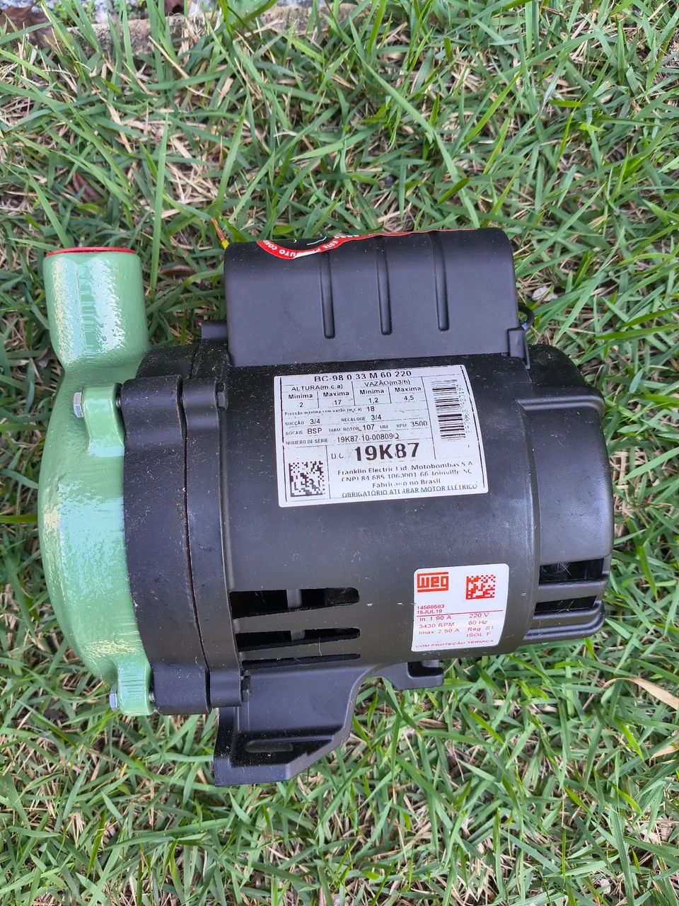 Bomba Schneider BC-98 nova na caixa - Foto 3