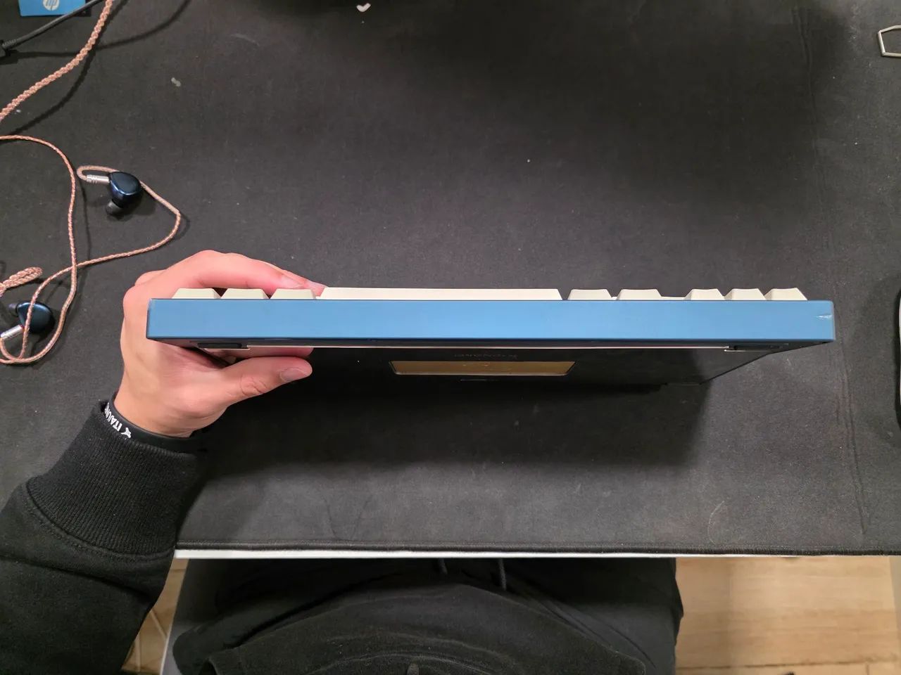 Teclado Custom 75% TGR Tomo SE Suave Blue - Foto 6