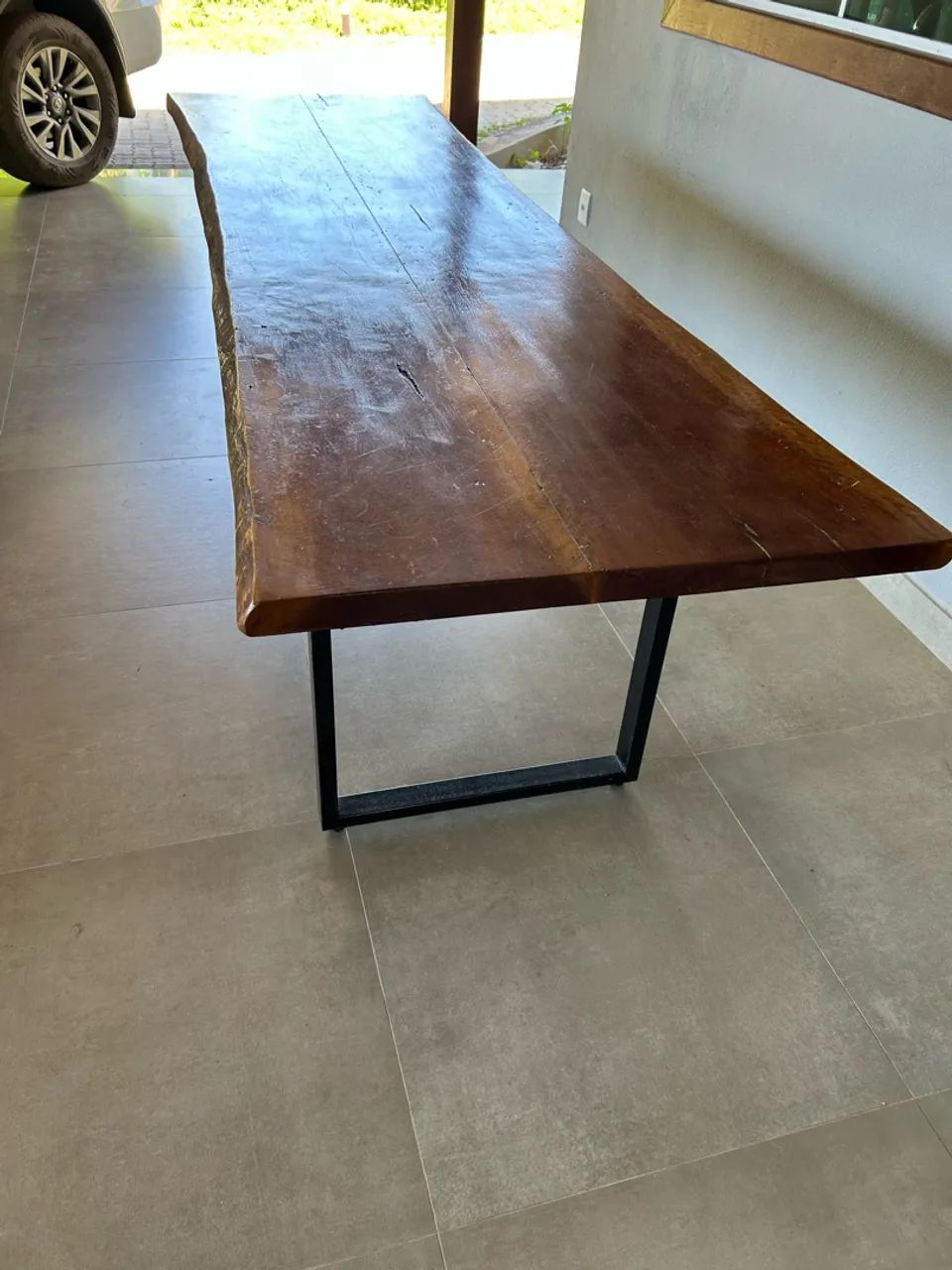 Mesa madeira Eucalipto citriodora - Foto 4
