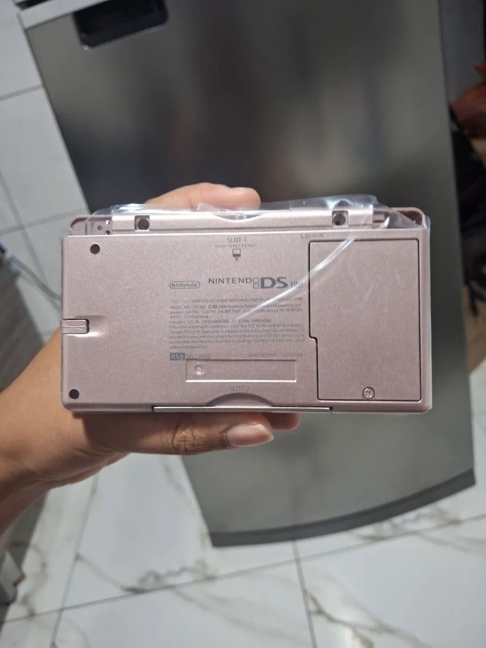 Carcaça Nintendo DS Lite - Rose Gold - Foto 2