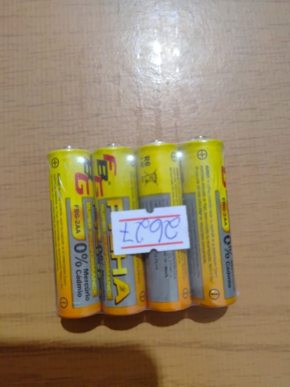 Pilha EBG Super Performance AA (Média) - Kit com 4 Unidades - Foto 2
