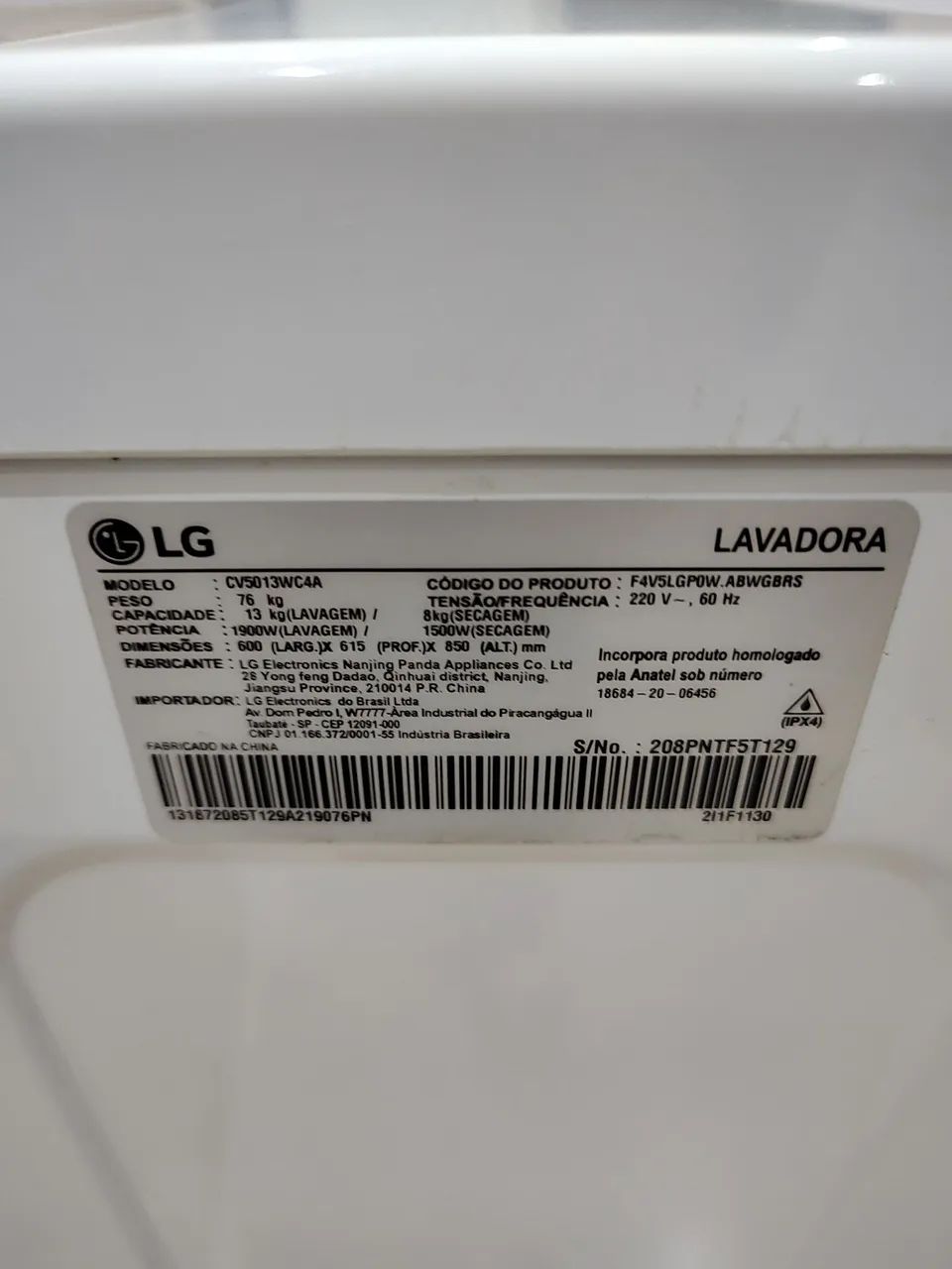 LAVA E SECA LG 13Kg - Foto 5