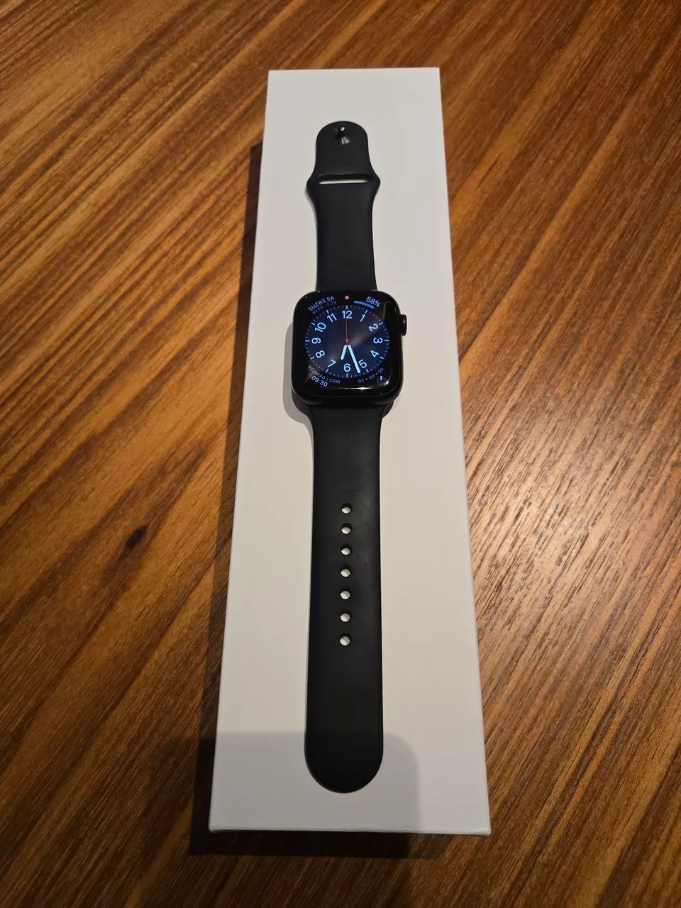 Apple Watch Série 7 45mm preto GPS+Celular - Foto 4