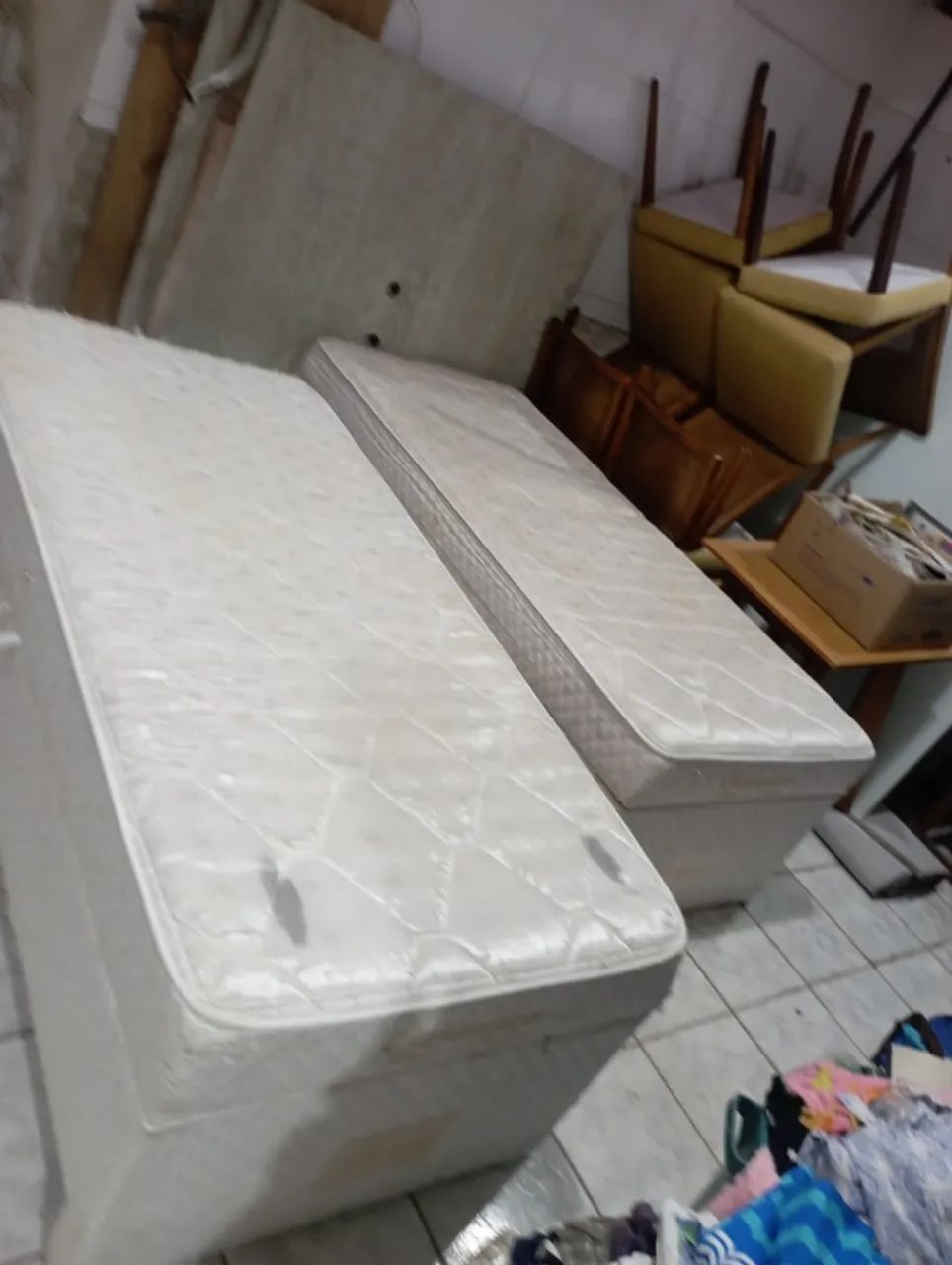 (Cód 011) Duas camas Box Baú com colchão por 500 - Foto 4