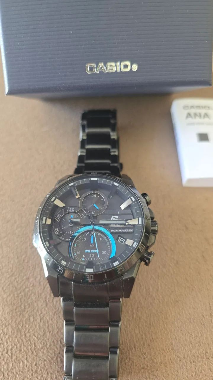 Vendo relógio Casio Edifício Solar EQS-940DC - Foto 5
