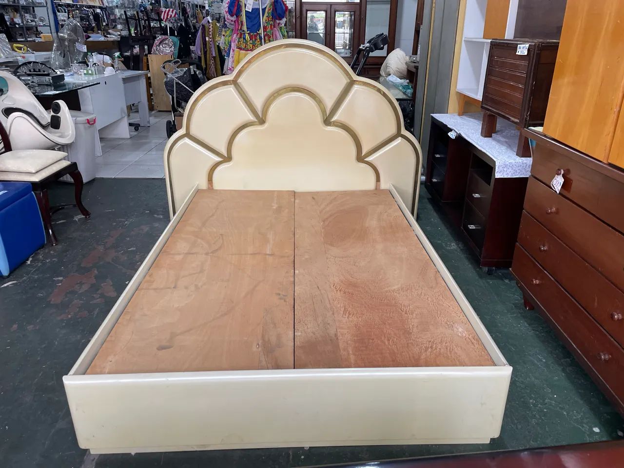 Cama de Viúvo/Casal Perolada Vintage  - Foto 2