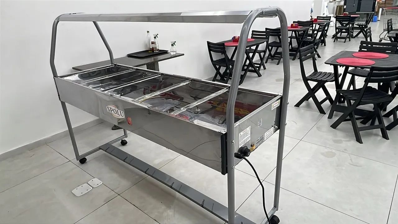 Buffet Térmico da marca Spolu 10 cubas  - Foto 2