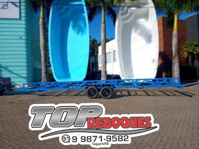 Reboque de piscina/ plataforma de piscina  - R12 - Foto 5