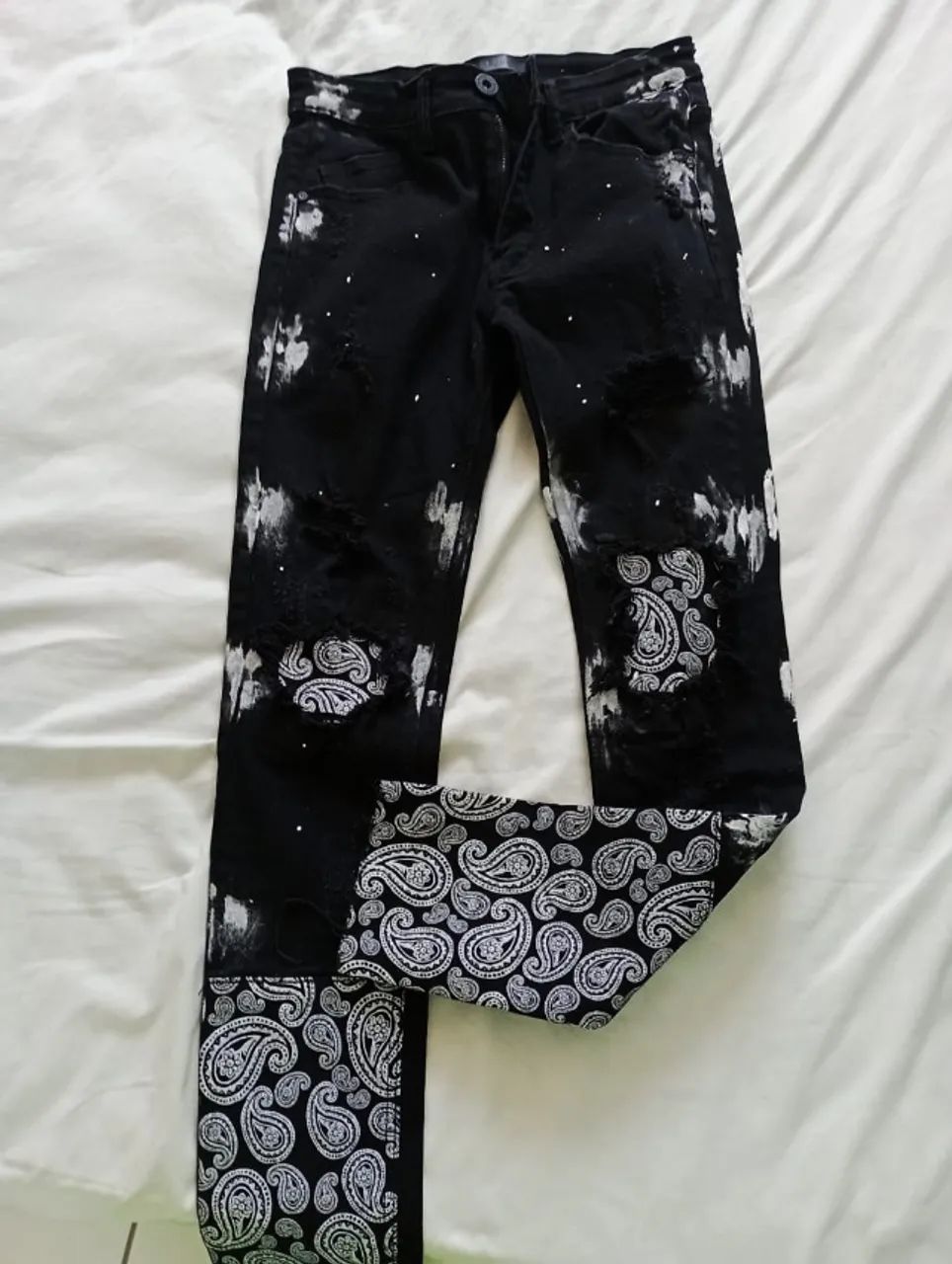  Calca comprida KDNK preta Jeans
