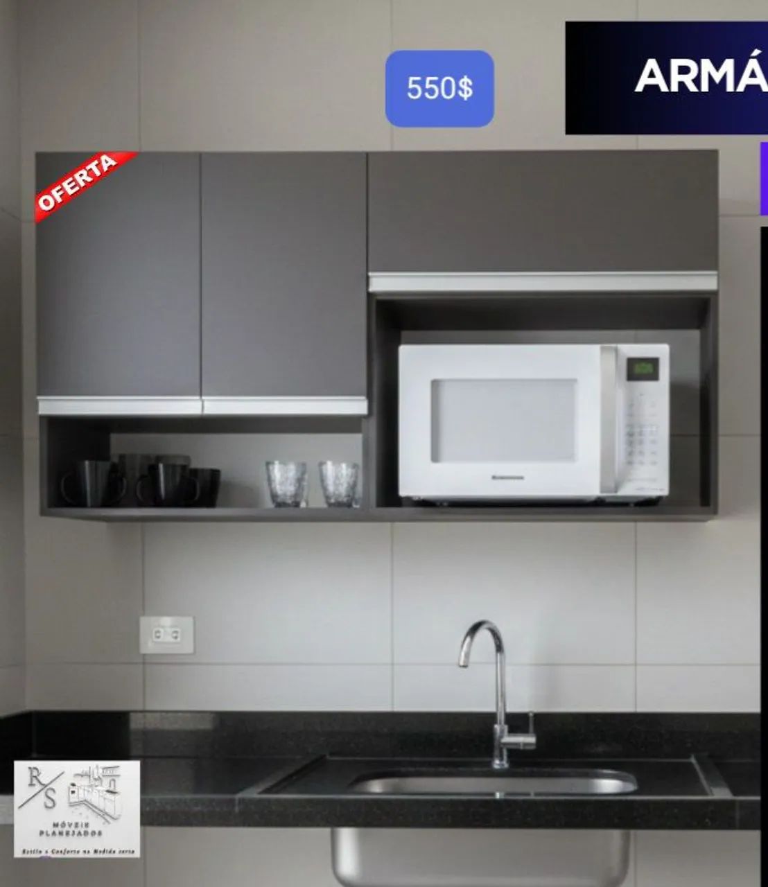 Armário Aéreo em MDF  - Foto 2