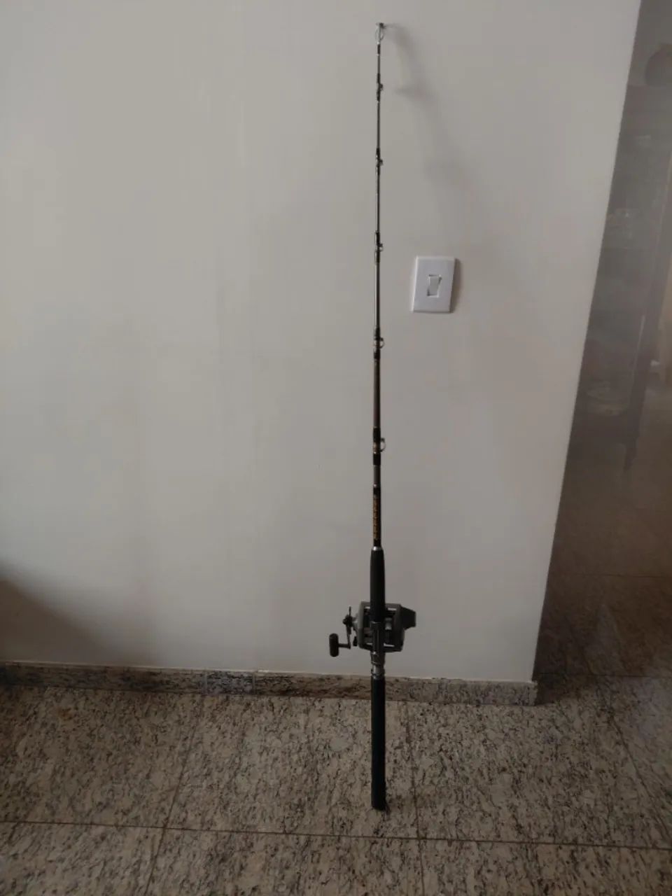 Carretilha Shimano Titanos Tanatoru EX 5000 e vara de pesca