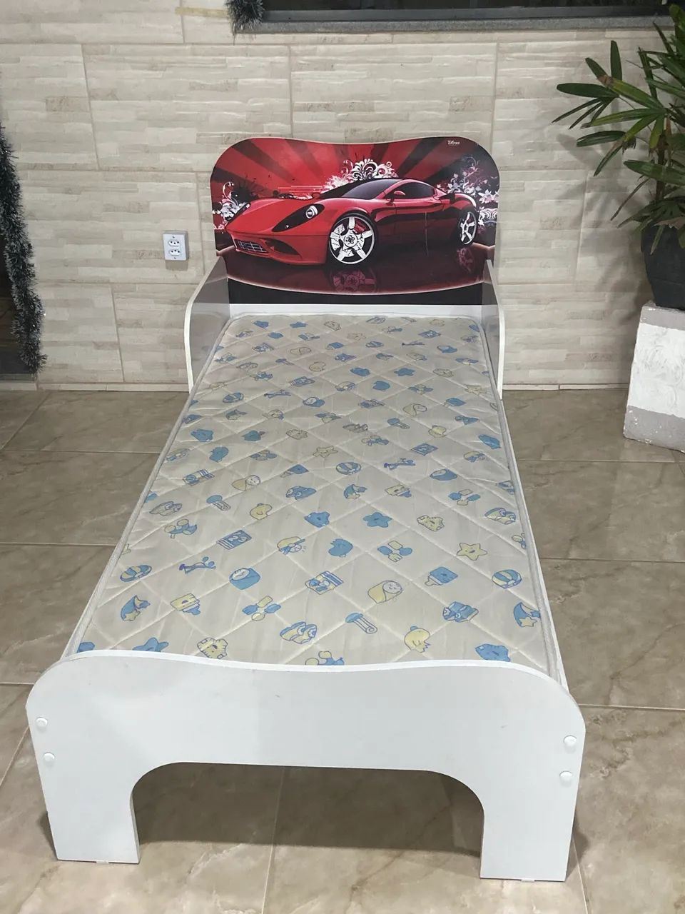 Mini cama infantil com colchão  - Foto 2