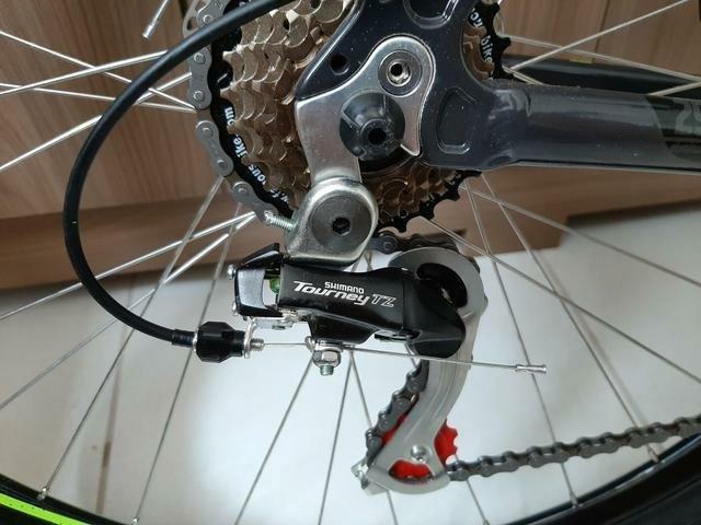 Bicicleta Caloi 29 Suspensão c/Trava Freio a Disco (Lacrada) Nota Fiscal - Foto 5