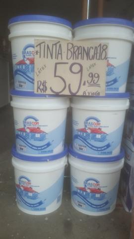 Tinta acrílica Branca 18lts Brascor